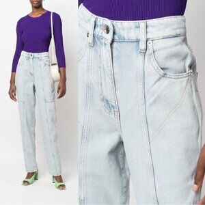 NWT IRO Vivadan high-rise straight jeans Size 38